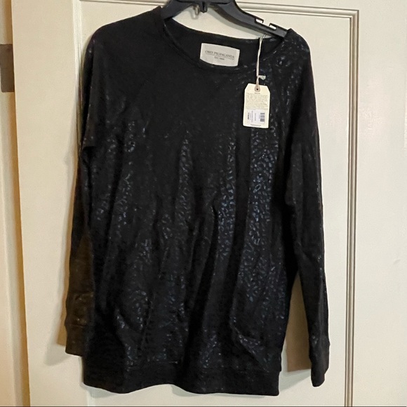 NWT Obey Propaganda brown/black cheetah print top. Size small. - Picture 2 of 4